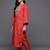 Floral Yoke Design V-Neck Thread Work Straight Kurta With Trousers & Dupatta