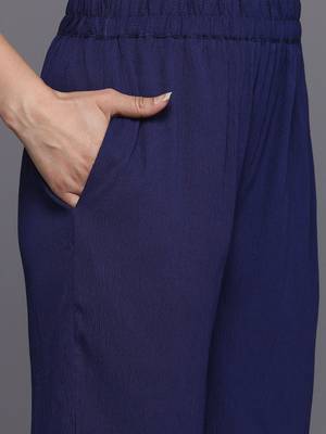Ethnic Gotta Patti Kurta With Trousers & Dupatta 3