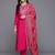 Ethnic Motifs Yoke Design Gotta Patti Kurta With Trousers & Dupatta