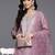 Floral Embroidered Zari Chanderi Silk Kurta with Trousers & Dupatta