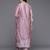 Floral Embroidered Zari Chanderi Silk Kurta with Trousers & Dupatta