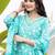 Ethnic Motifs Printed Regular Mirror Work Kurta with Trouser & Dupatta