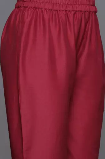 Ethnic Motifs Embroidered Regular Sequinned Kurta with Trousers & With Dupatta