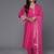 Ethnic Motifs Embroidered Regular Kurta with Trousers & With Dupatta