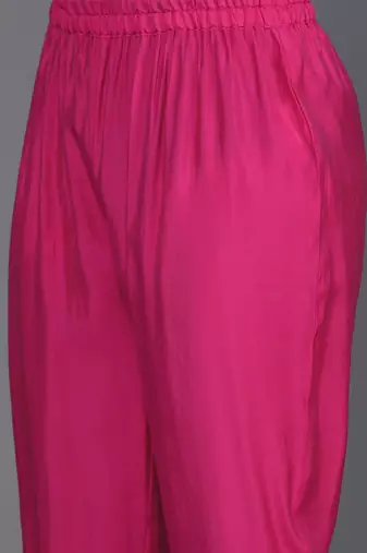 Ethnic Motifs Embroidered Regular Kurta with Trousers & With Dupatta