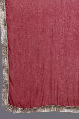 Ethnic Motifs Embroidered Regular Kurta with Trousers & With Dupatta