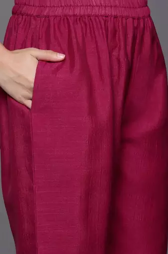 Women Regular Gotta Patti Kurta with Trousers & With Dupatta