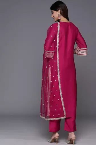 Women Regular Gotta Patti Kurta with Trousers & With Dupatta
