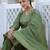 Floral Regular Pure Silk Kurta with Trouser & Dupatta