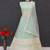 Sky blue embroidered net semi-stitched anarkali suit