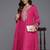 Ethnic Motifs Woven Design Sequinned Kurta with Trousers & Dupatta