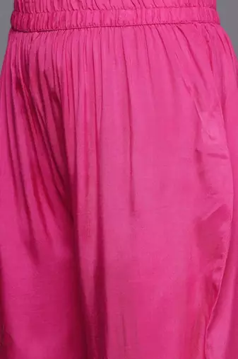 Ethnic Motifs Woven Design Sequinned Kurta with Trousers & Dupatta