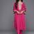Ethnic Motifs Woven Design Sequinned Kurta with Trousers & Dupatta