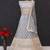 Grey embroidered net semi-stitched anarkali suit