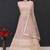 Lavender embroidered net semi-stitched anarkali suit