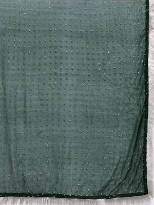Women Floral Embroidered Regular Kurta with Trousers & With Dupatta 5