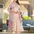 Floral Printed Empire Thread Work Pure Cotton Kurta with Trouser & Dupatta