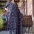 Floral Printed Regular Thread Work Pure Cotton Kurta with Trouser & Dupatta