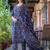 Floral Printed Regular Thread Work Pure Cotton Kurta with Trouser & Dupatta