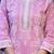 Floral Printed Regular Miirror Work Pure Cotton Kurta With Trouser & Dupatta