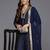 Sequinned Kurta with Trousers & Dupatta