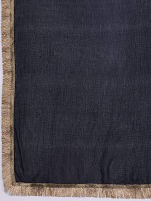Sequinned Kurta with Trousers & Dupatta 5