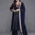 Sequinned Kurta with Trousers & Dupatta