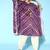Women Striped Tie-Up Neck Pure Cotton Kurta with Trousers