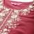 Floral Embroidered Zari Kurta with Trousers & Dupatta