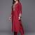 Floral Embroidered Zari Kurta with Trousers & Dupatta