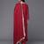 Floral Embroidered Zari Kurta with Trousers & Dupatta