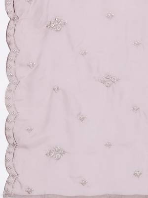 Women Floral Embroidered Regular Sequinned Kurta with Trousers & With Dupatta 5