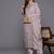 Women Floral Embroidered Regular Sequinned Kurta with Trousers & With Dupatta