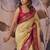 Baige tusser silk festival wear saree