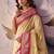 Baige tusser silk festival wear saree