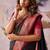 Black tusser silk festival wear saree