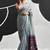 Gray soft modal cotton saree with woven pallu saree