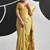Yellow soft modal cotton saree with woven pallu saree