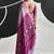 Lilac soft modal cotton saree with woven pallu saree