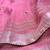 Pink Embroidery Thread And Beats Work Design Fabric Soft Linen Saree With Unstitched Blouse