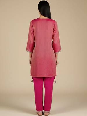 Women Ethnic motifs Embroidered Regular Kurta with Palazzos 3