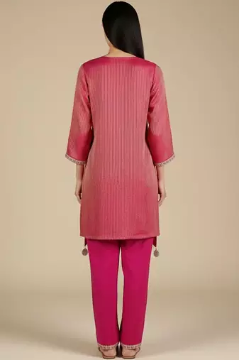 Women Ethnic motifs Embroidered Regular Kurta with Palazzos