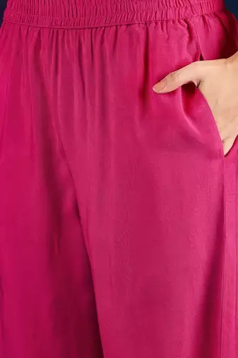 Women Ethnic motifs Embroidered Regular Kurta with Palazzos