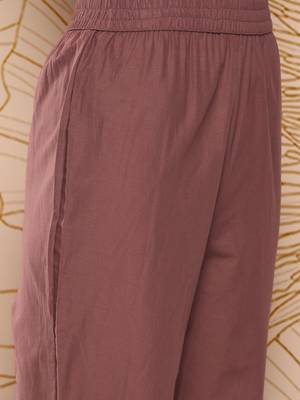 Women Floral Printed Sequinned Pure Cotton Kurta with Trousers & With Dupatta 7