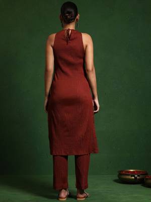 Halter Neck Kurta with Trouser 5
