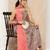 Floral Printed Kurta With Trousers & Dupatta