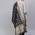 Women Grey & Black Zari & Thread Work Kurta with Trousers & Dupatta