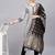 Women Grey & Black Zari & Thread Work Kurta with Trousers & Dupatta