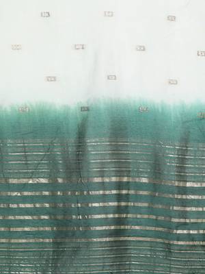Women Green Ethnic Motifs Yoke Design Gotta Patti Pure Cotton Kurta with Trousers & With Dupatta 5