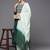 Women Green Ethnic Motifs Yoke Design Gotta Patti Pure Cotton Kurta with Trousers & With Dupatta